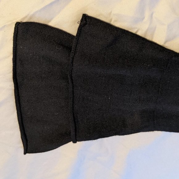 Violeta by Mango Black Dress with Double Sleeve (L) - Picture 7 of 11